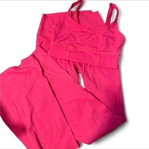 Women's Pink workout set